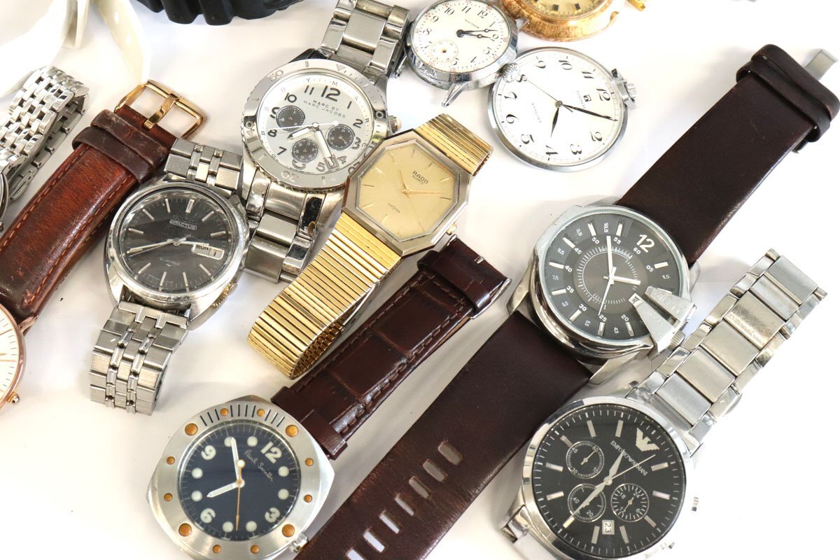  Junk clock * Coach, Longines, Hori Hori, Emporio Armani, Seiko other lady's men's wristwatch * operation not yet verification *.. from .[M-A50362]