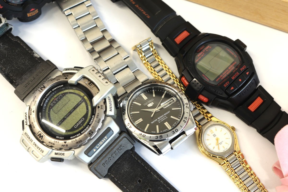 ジャンク時計☆ジバンシー,カシオ,セイコー,ラドー,G-SHOCK他 レディース メンズ腕時計※動作未確認◆おたからや【M-A38804】_画像5