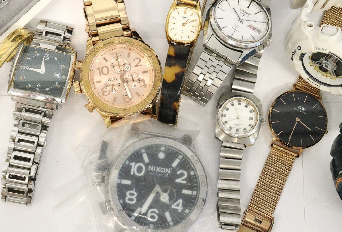  Junk часы * Seiko SEIKO/ Citizen / Longines /YSL др. женский мужские наручные часы * работоспособность не проверялась *.. из .[F-A23225]