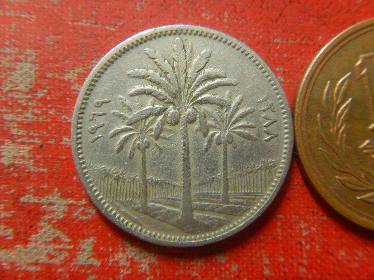 外国・イラク／５０フィルス白銅貨（1969年） 240312の画像2