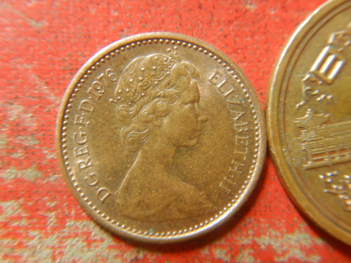 外国・イギリス／ハーフペニー青銅貨（1976年） 240406の画像2