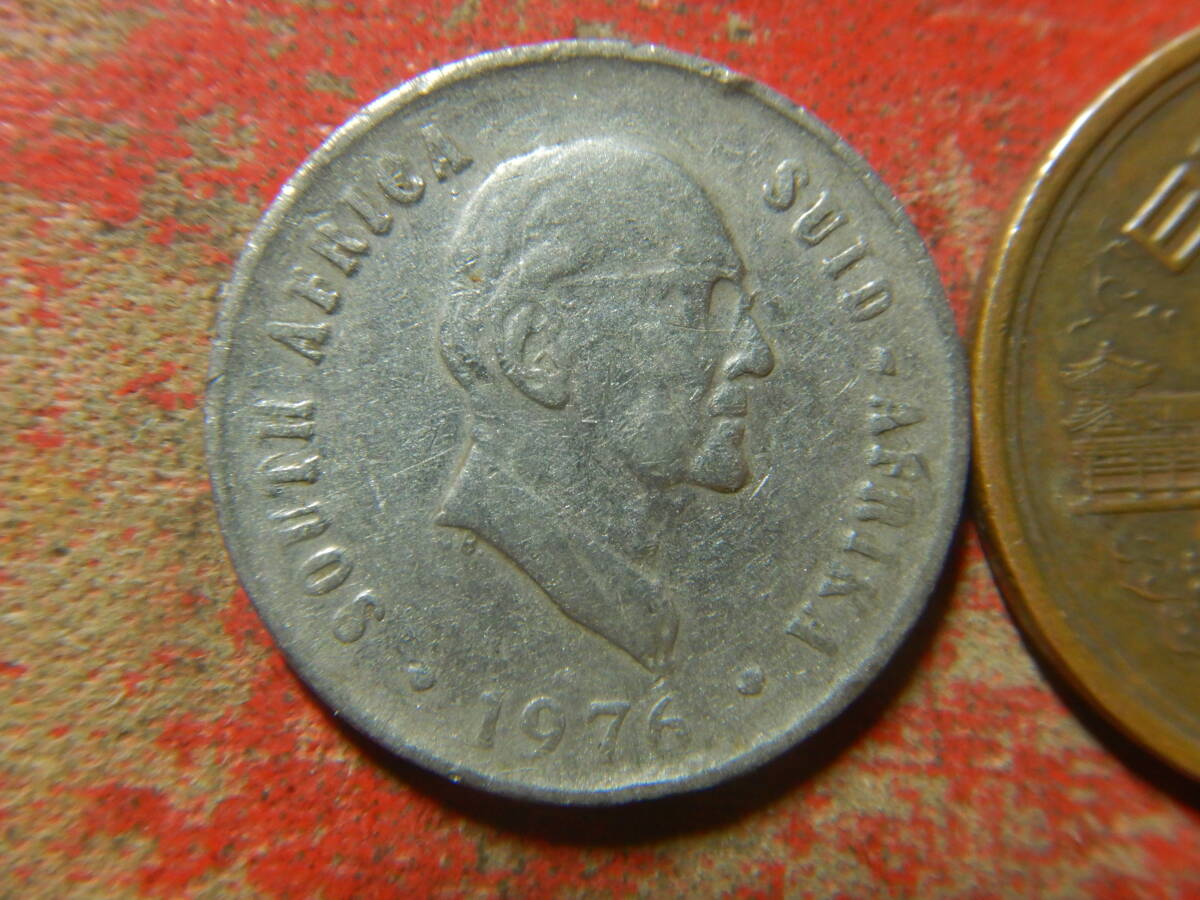外国・南アフリカ／１０セント・ニッケル貨（1976年） 24040802の画像1
