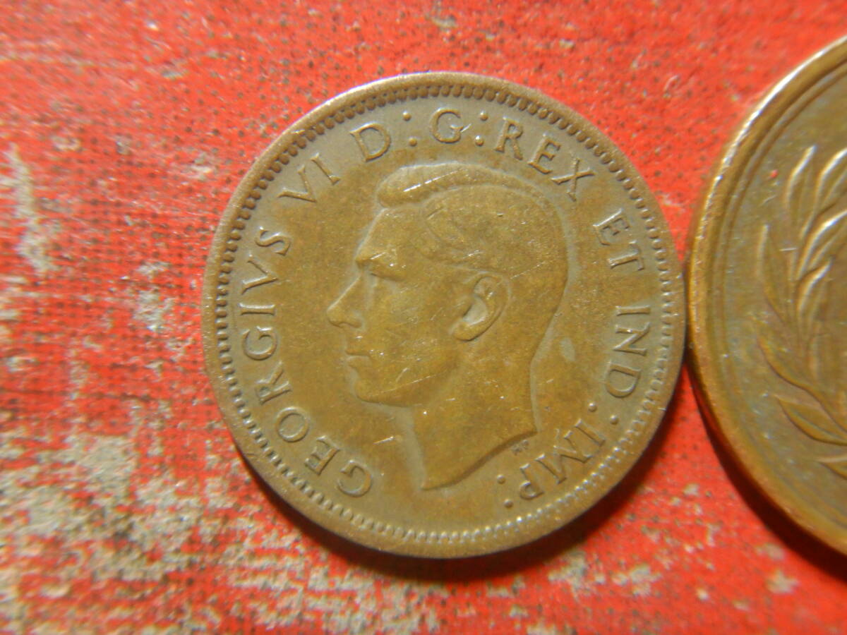 外国・カナダ／１セント青銅貨：ジョージ６世（1939年） 240417の画像1