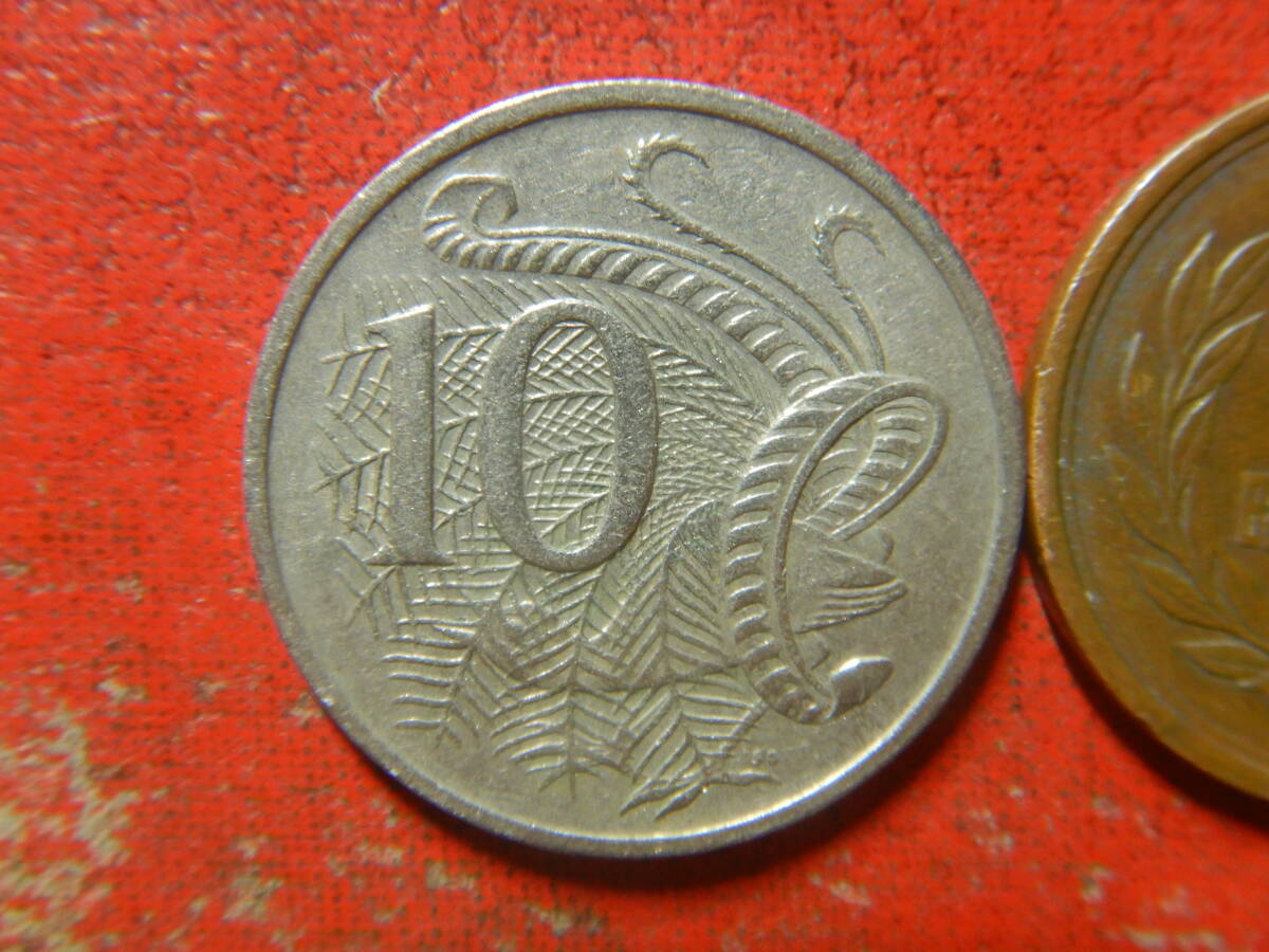 外国・オーストラリア・豪州／１０セント白銅貨（1974年） 240425の画像1