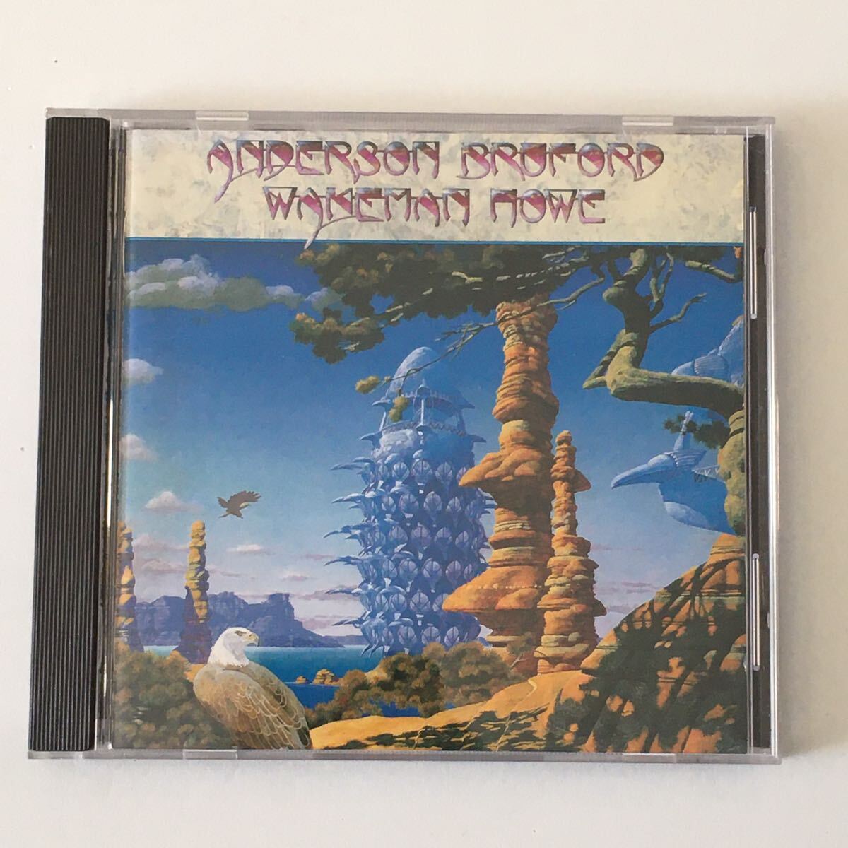 送料無料 評価1000達成記念 ロックCD ABWH “Anderson Bradford Wakeman Howe” 1CD Arista 日本盤_画像1