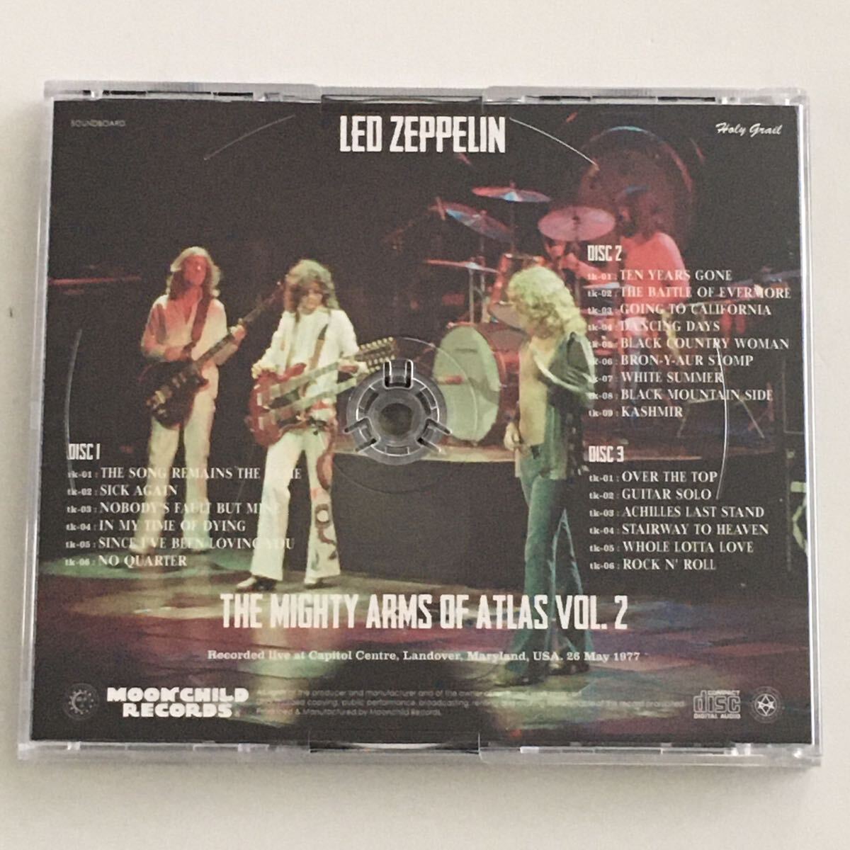送料無料 評価1000達成記念 ロックCD Led Zeppelin “The Mighty Arms Of Atlas Vol.1-4” 3CDx4=12CD Moonchild 日本盤の画像5
