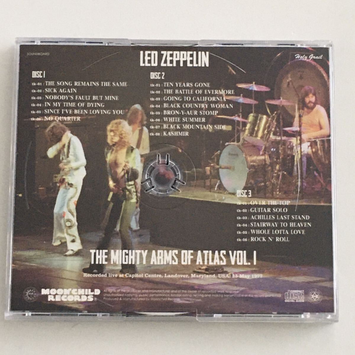 送料無料 評価1000達成記念 ロックCD Led Zeppelin “The Mighty Arms Of Atlas Vol.1-4” 3CDx4=12CD Moonchild 日本盤の画像3