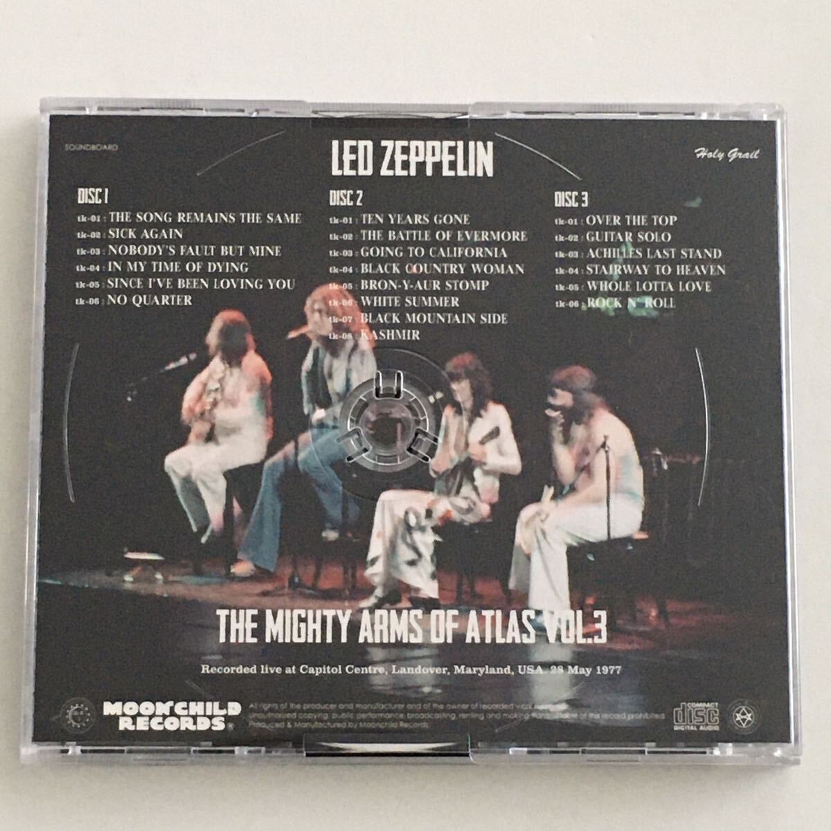 送料無料 評価1000達成記念 ロックCD Led Zeppelin “The Mighty Arms Of Atlas Vol.1-4” 3CDx4=12CD Moonchild 日本盤の画像7