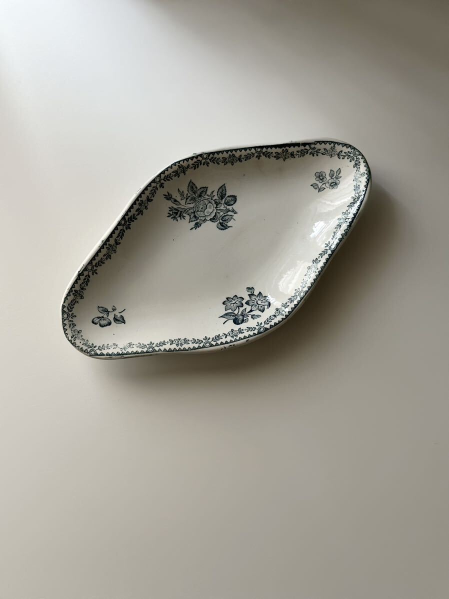  Франция античный тарелка Lunevilleryune vi ru*BOUQUET~. цветочный принт. la vi e