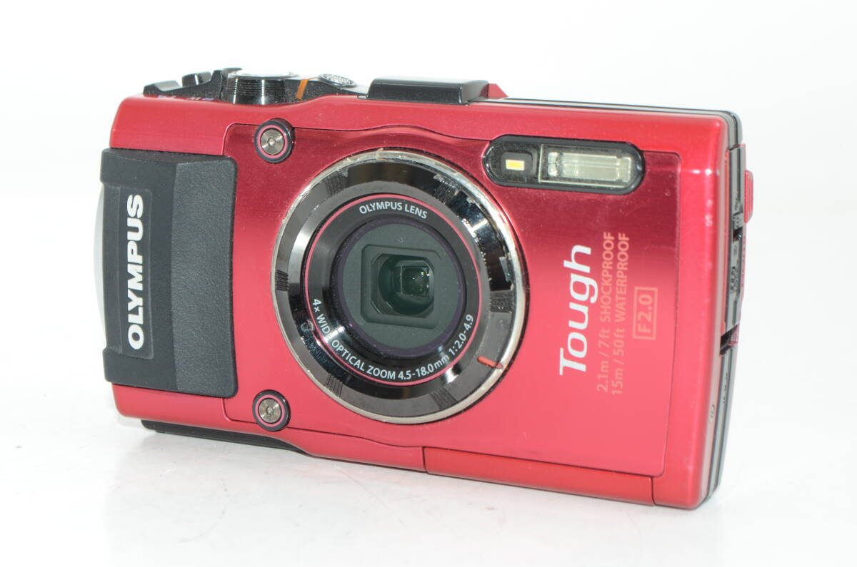 【外観特上級】OLYMPUS TOUGH TG-4 レッド #t12054