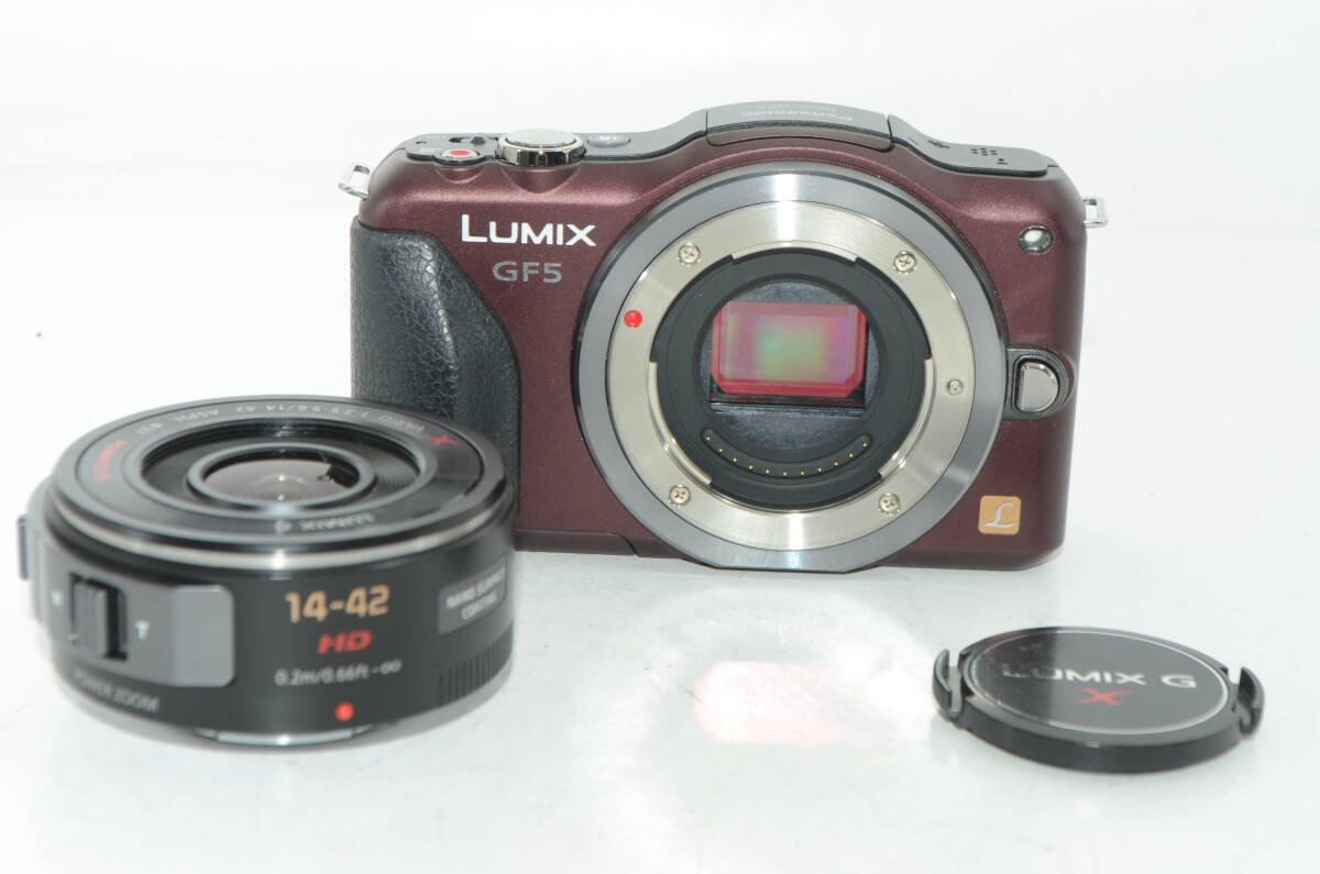 【外観並級】パナソニック ミラーレス一眼カメラ ルミックス GF5 レンズキット #s4545の画像6