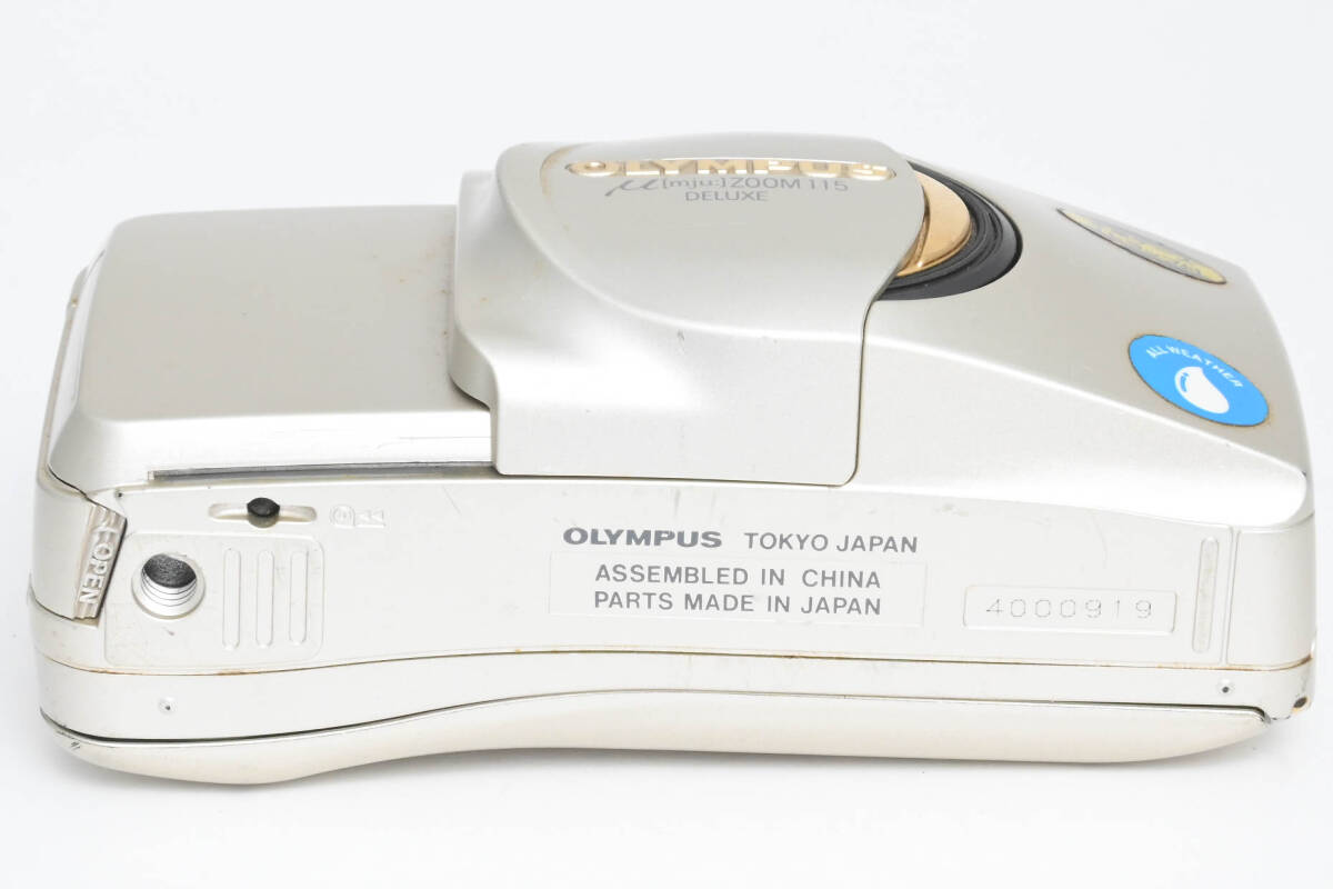 【外観特上級】OLYMPUS μ〔mju:〕 ミュー ZOOM 115 DELUXE #s6664の画像5