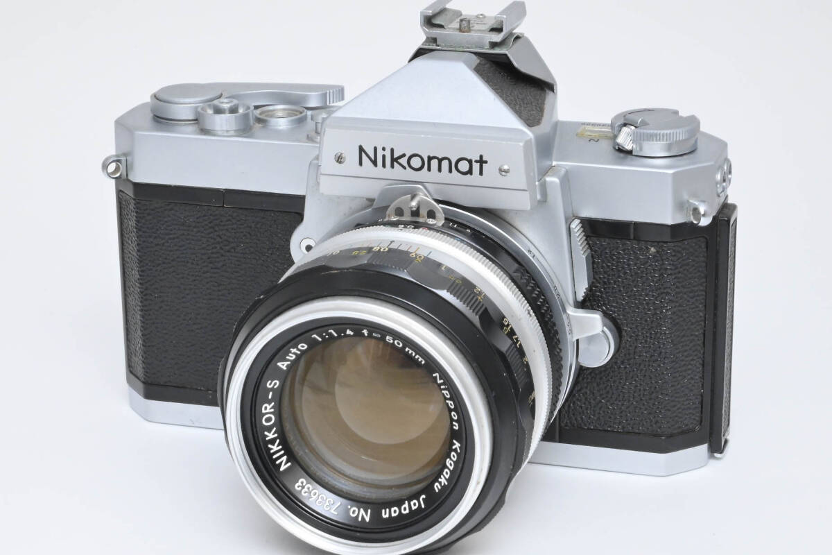 【外観特上級】NiKomat N FT フイルムカメラ　NIKKOR-S Auto 1:1.4 f=50mm　#s6676_画像1