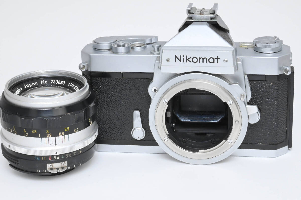 【外観特上級】NiKomat N FT フイルムカメラ　NIKKOR-S Auto 1:1.4 f=50mm　#s6676_画像9