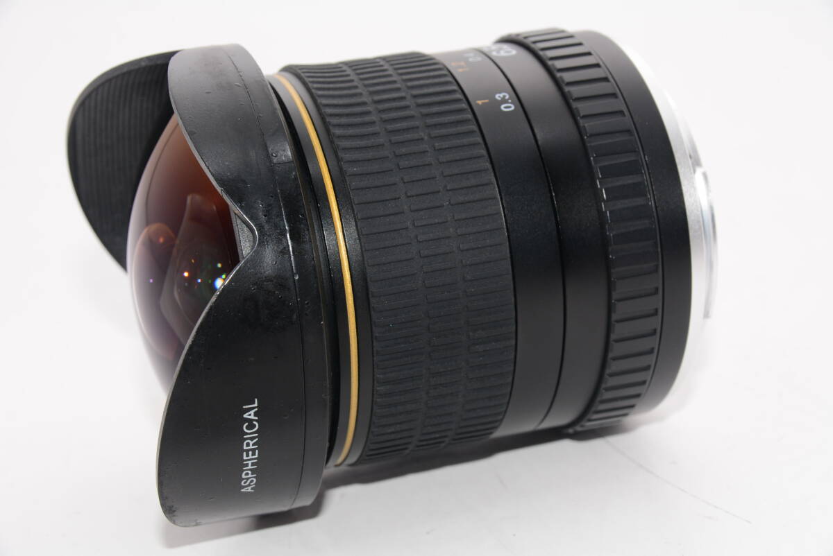 【外観特上級】Opteka オプテカ 6.5mm f3.5 fish-eye CS キャノン用　#h10670_画像2