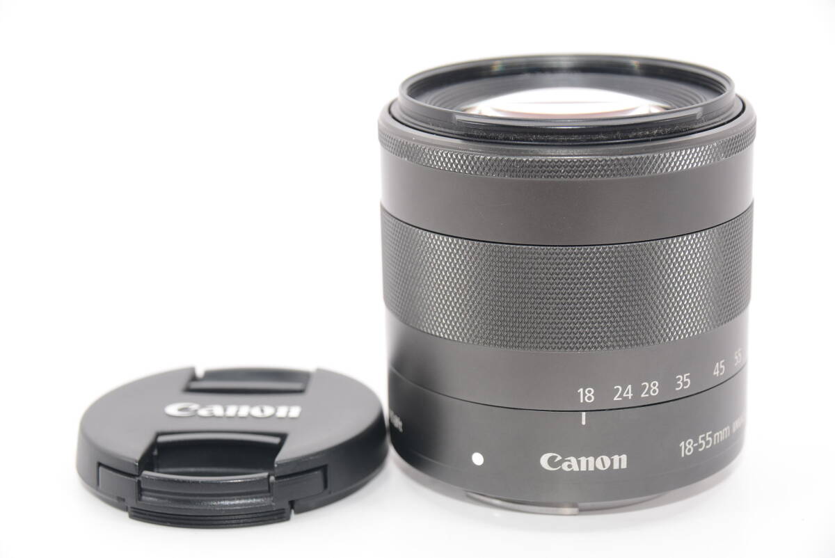 【外観並級】Canon 標準ズームレンズ EF-M18-55mm F3.5-5.6IS STM  #b1153の画像6