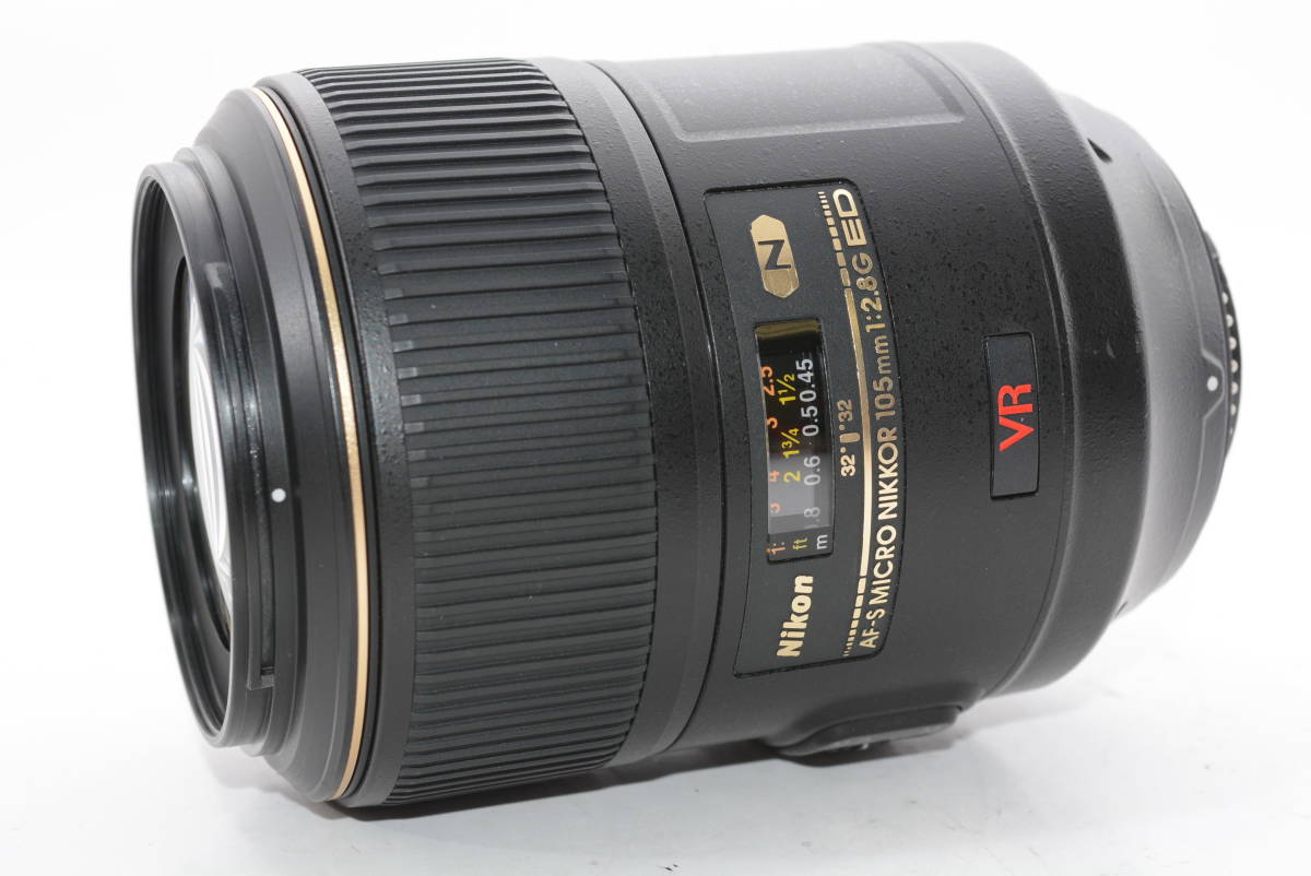 【外観特上級】Nikon 単焦点 レンズ AF-S VR Micro Nikkor 105mm f/2.8 #h10413の画像1