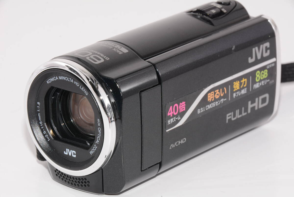 外観特上級】JVC Everio GZ-E150-B ビデオカメラ ブラック 外観特上級】JVC Everio GZ-E150-B ビデオカメラ ブラック