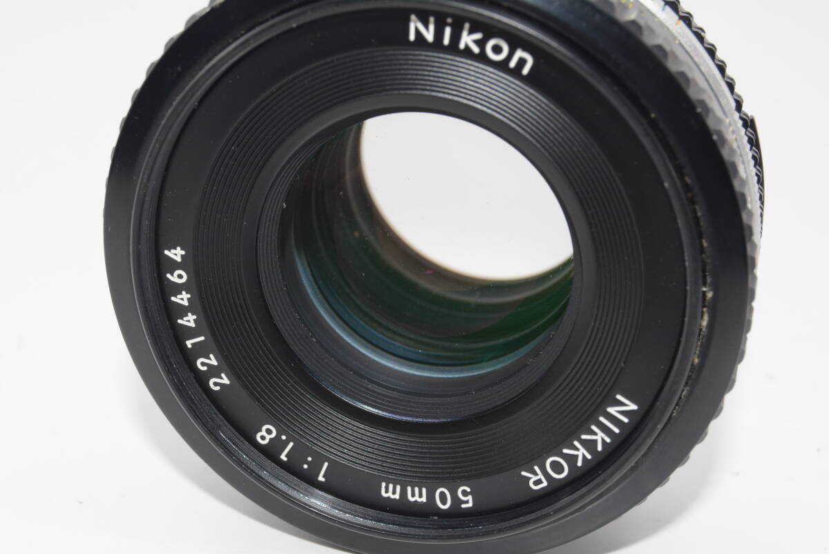 【外観特上級】 ニコン Nikon NIKKOR 50mm F1.8 Ai-S パンケーキ 爪なし #u1090の画像4