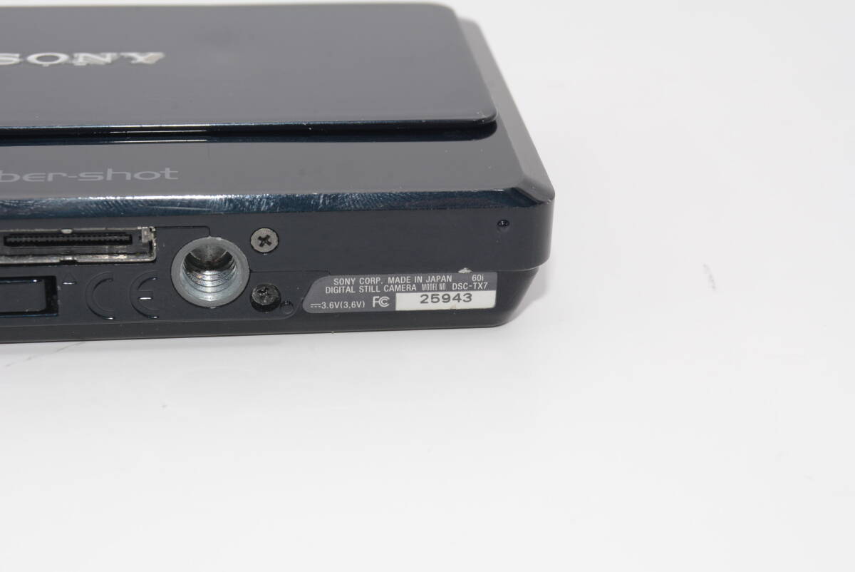 【外観特上級】SONY ソニー Cyber-shot DSC-TX7 ブラック #s7128の画像5