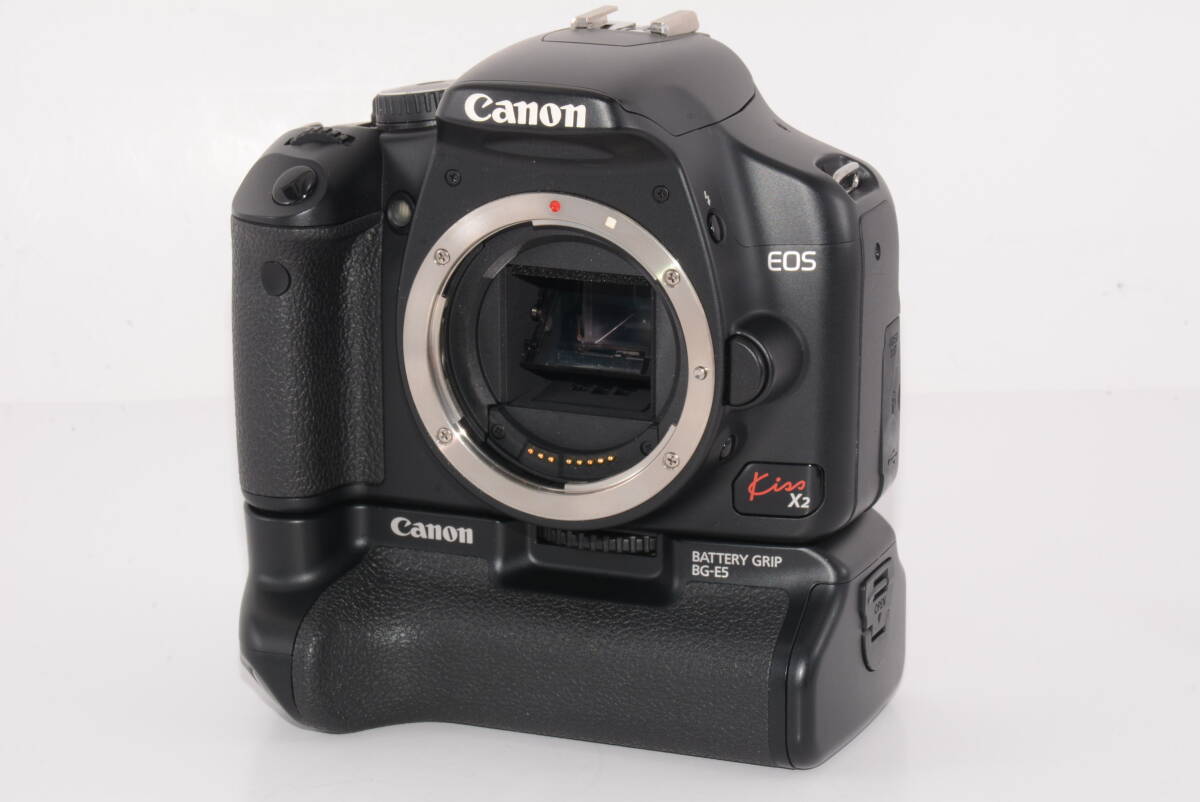 【外観特上級】キャノン Canon EOS Kiss X2 BG-E5付属　#s6997_画像1