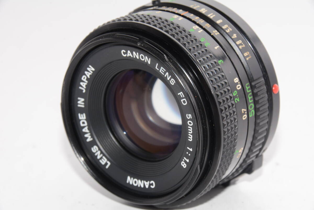 【外観特上級】Canon キャノン FD 50mm 1:1.8  #u1123の画像1