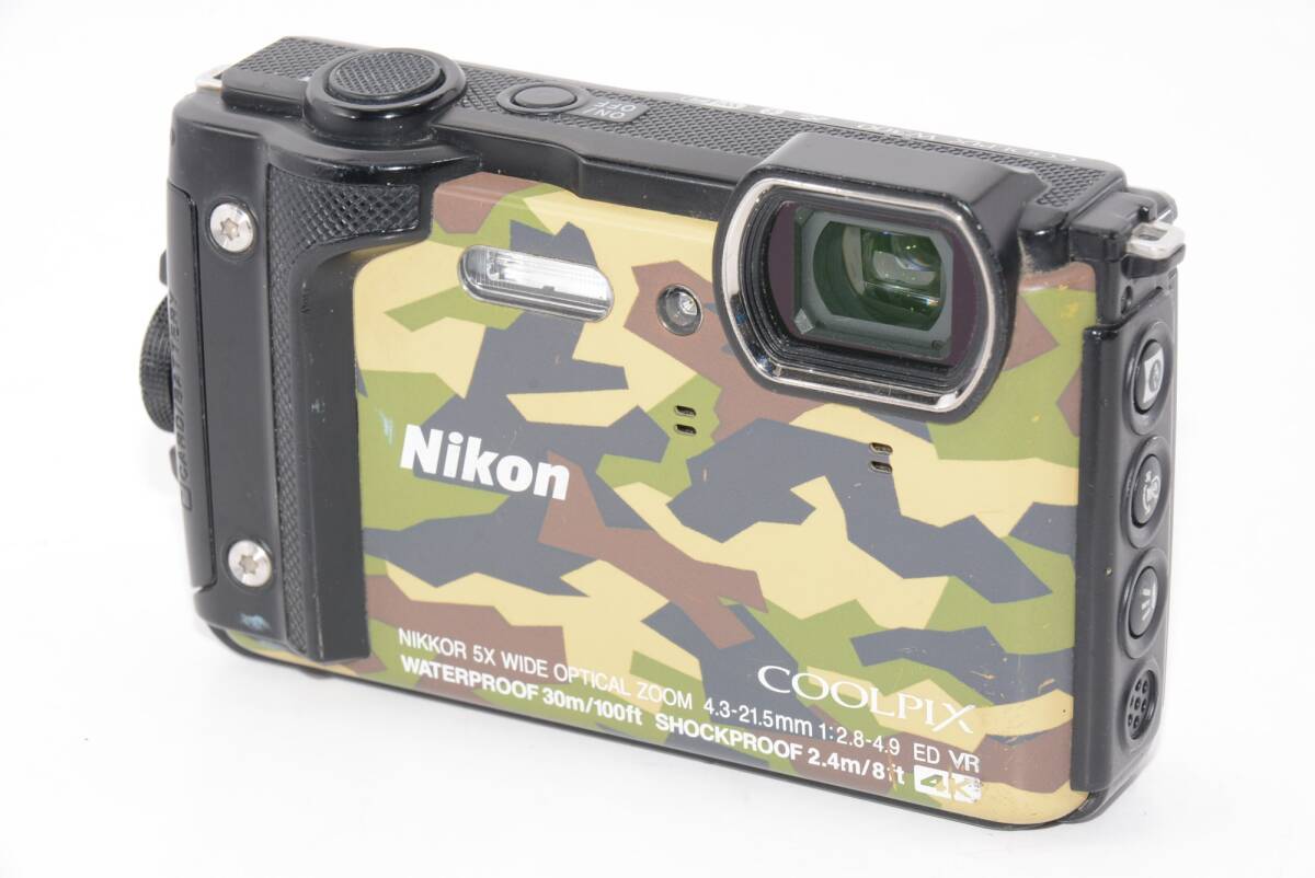 【オススメ】Nikon デジタルカメラ COOLPIX W300 GR クールピクス カムフラージュ 防水_画像1
