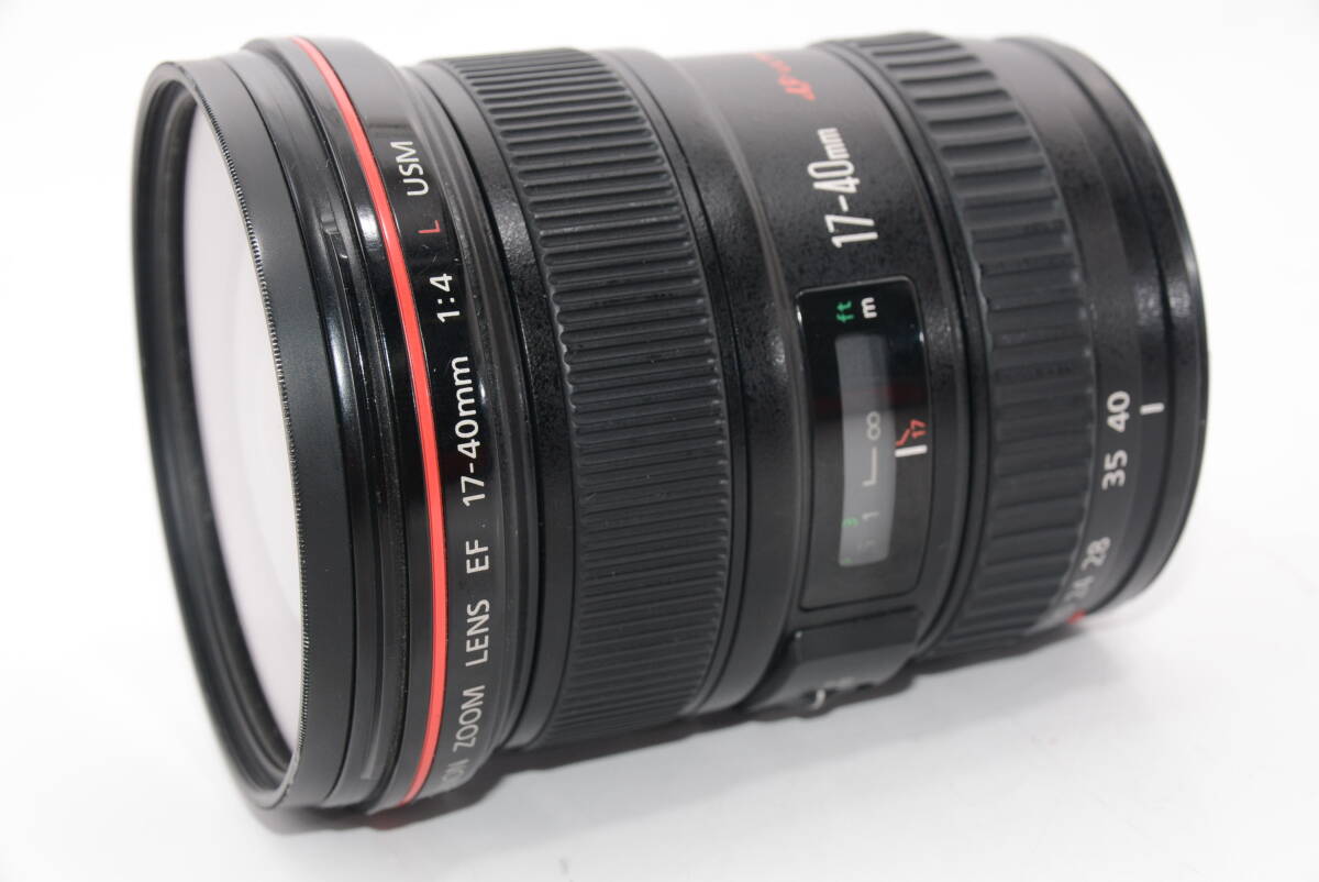 【外観特上級】Canon 広角ズームレンズ EF17-40mm F4L USM フルサイズ対応　#m7641_画像1