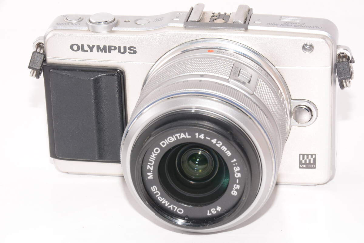 【外観並級】OLYMPUS ミラーレス一眼 PEN mini E-PM2 レンズキット #t12191の画像1