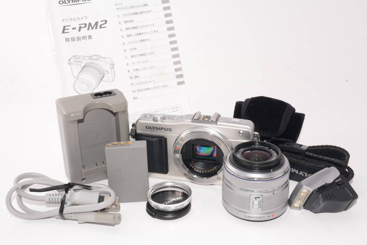 【外観並級】OLYMPUS ミラーレス一眼 PEN mini E-PM2 レンズキット #t12191の画像6