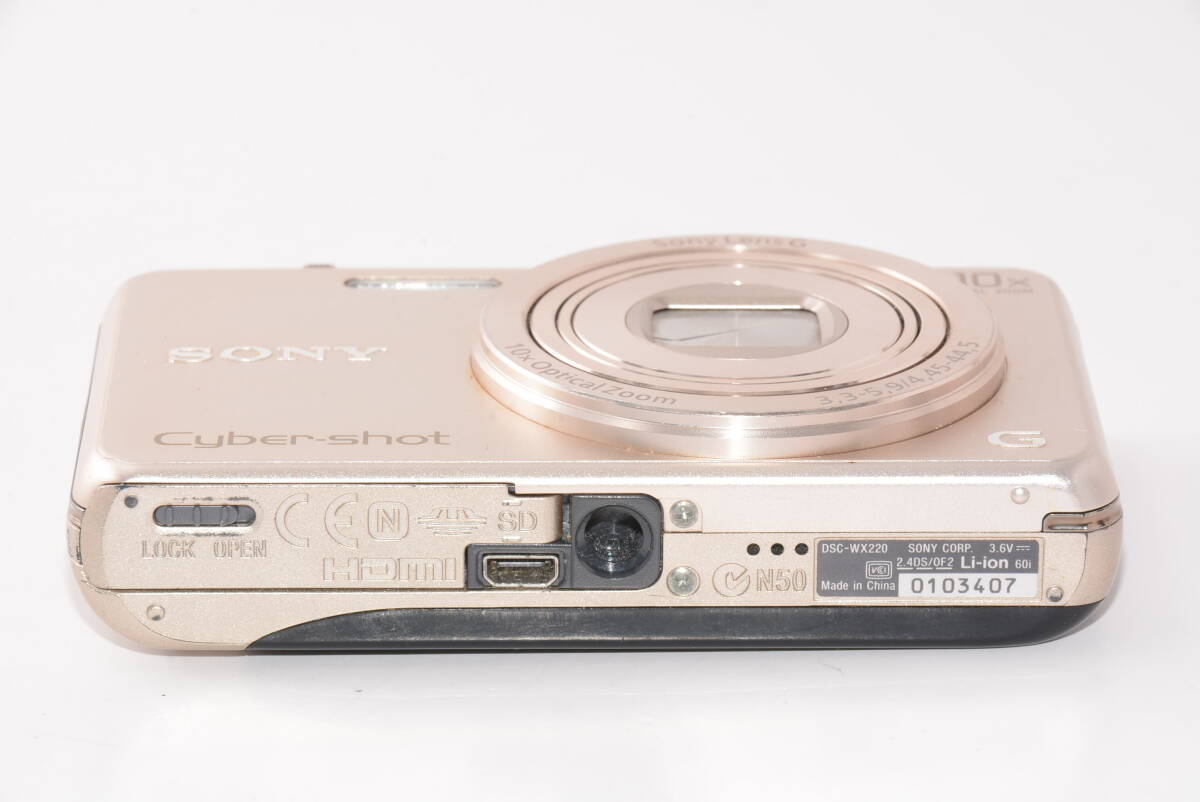 【外観特上級】SONY Cyber-shot デジタルカメラ DSC-WX220 ソニー #t12194の画像4