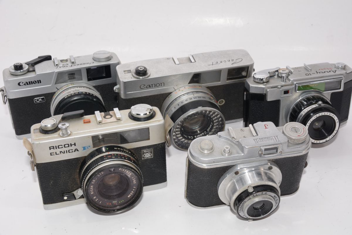 【訳あり】ジャンク フィルムカメラ 18台まとめて MF Canon OLYMPUS MINOLTA など色々　#e8516_画像6