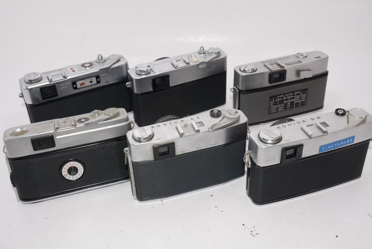 【訳あり】ジャンク レンジファインダー フィルムカメラ 15台まとめて Canon MINOLTA など色々 #e8521の画像3