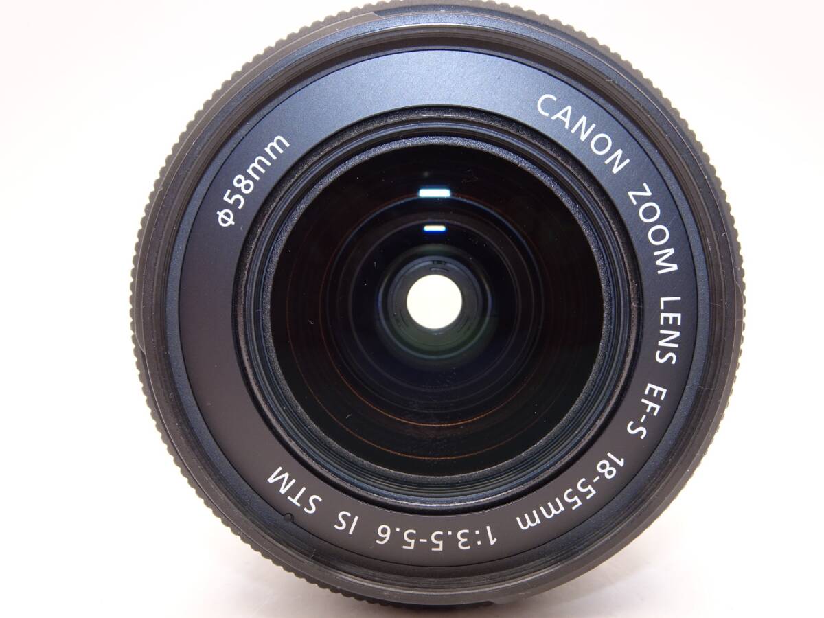 【外観特上級】Canon 標準ズームレンズ EF-S18-55mm F3.5-5.6 IS STM_画像4
