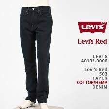 Levi's リーバイス LR 502 レッド テーパー 黒 Ｗ28L32 A0133-0006 23-0113-10-10の画像1