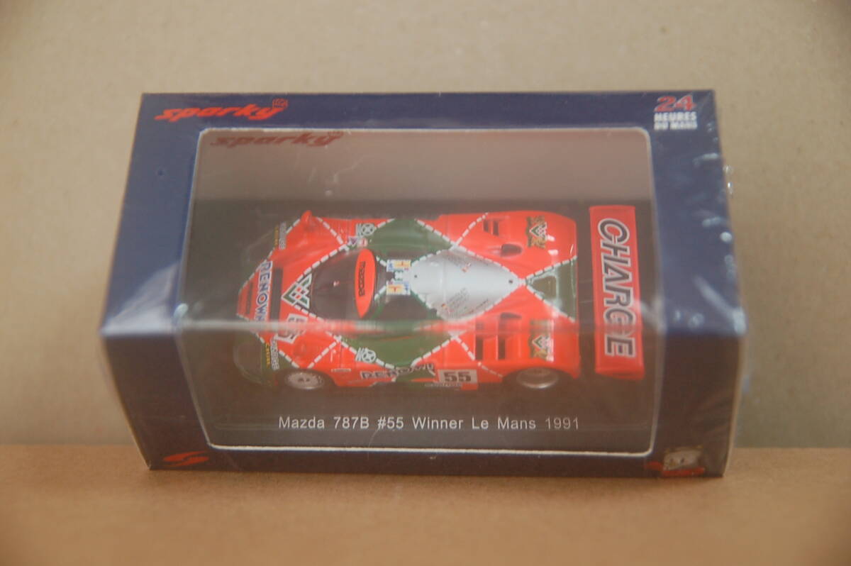 sparky Mazda787B 55 Winner Le Man 1991 Y150 1/64_画像2