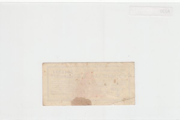 【ナチス鉤十字】第二次大戦ドイツ捕虜収容所紙幣 1ライヒスマルク（1939-44）[A030]_画像2