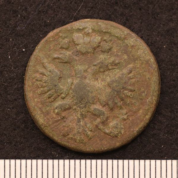 KM#188/ロシア帝国 1 Denga銅貨（1731）[E3562]コイン_画像2