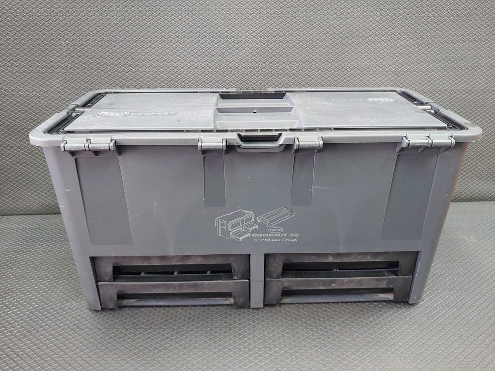 英メーカー raaco ラーコ 多機能 工具箱 COMPACT62  ◆ ツールボックス 工具箱 パーツケース 収納ボックスの画像2