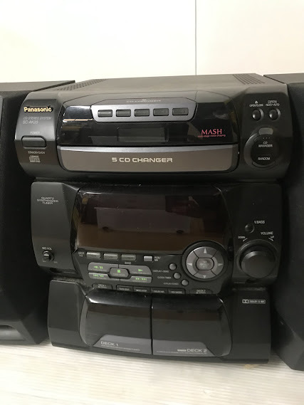 浜/Panasonic/パナソニック/システムコンポ/SC-AK20/SB-AK20/5CDステレオシステム/2Wayスピーカーペア/通電確認済み/浜2.22-95後の画像3