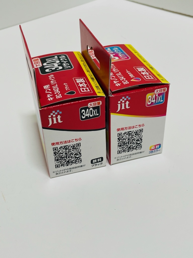 ■■ 【2個セット】 jit/ジット リサイクル インクカートリッジ キャノン用 BC-340XL BC-341 ■■の画像3