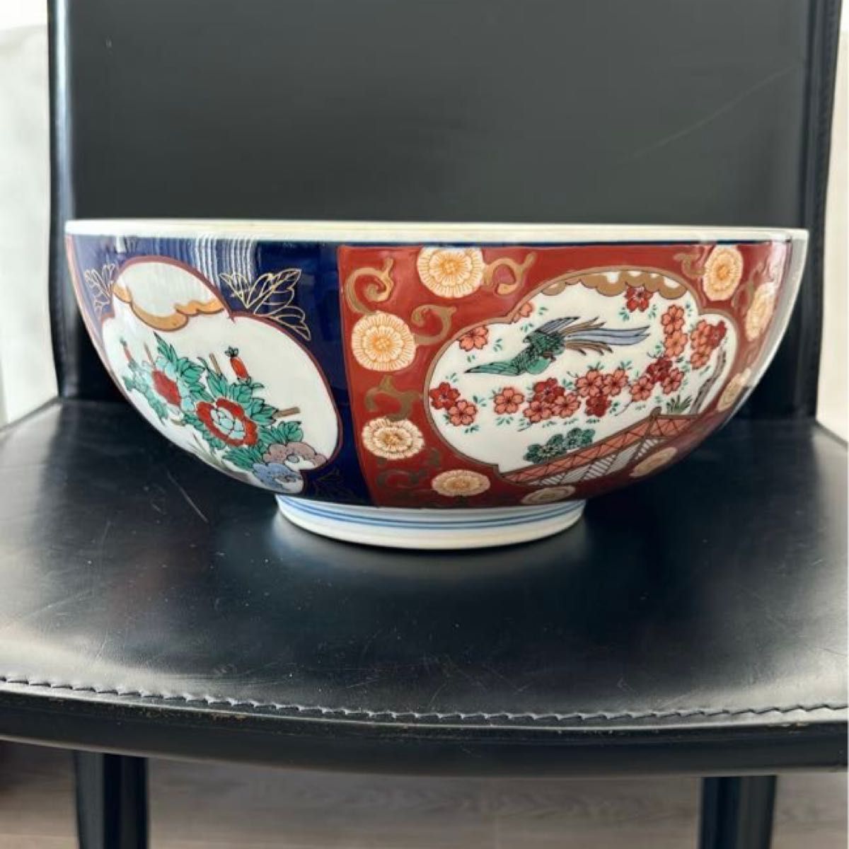 骨董品 GOLD IMARI 伊万里焼 色絵染付 大皿 有田焼 ゴールド 骨董品 GOLD IMARI 伊万里焼 色絵染付 大皿 有田焼 ゴールド
