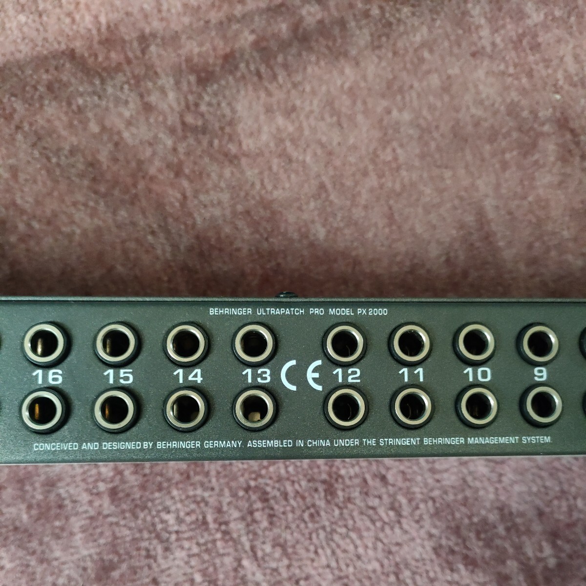 BEHRINGER MODEL PX2000 48ポイントパッチベイ[動作未確認] ULTRA PATCH PRO_画像7