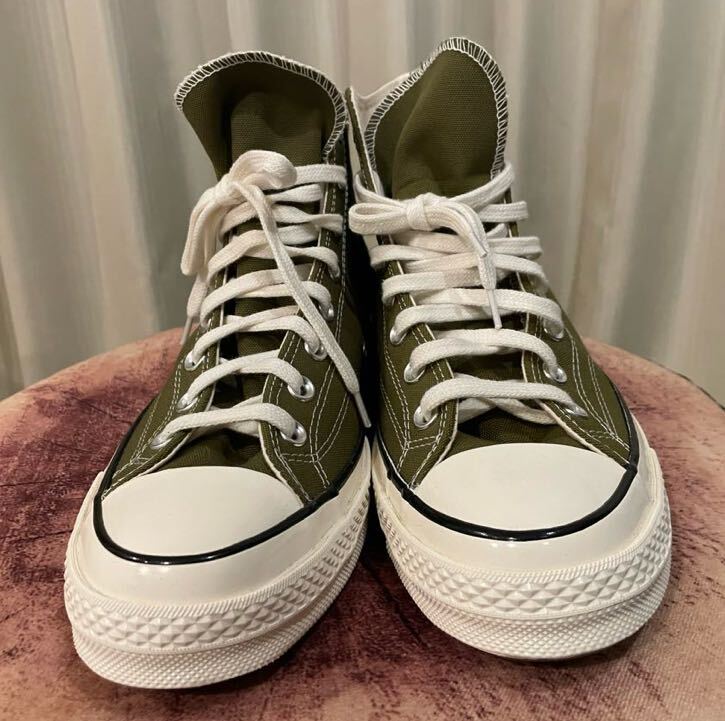 美品 converse コンバース Chuck Taylor チャックテイラー ct70 29cm ハイカット オールスター CT70 Dark Moss オリーブ_画像3