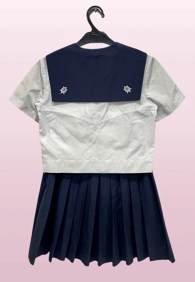 bw_2284k 東京都 都立 杉並高校 夏服 伝統のセーラー服♪ 上下セット 女子制服の画像1