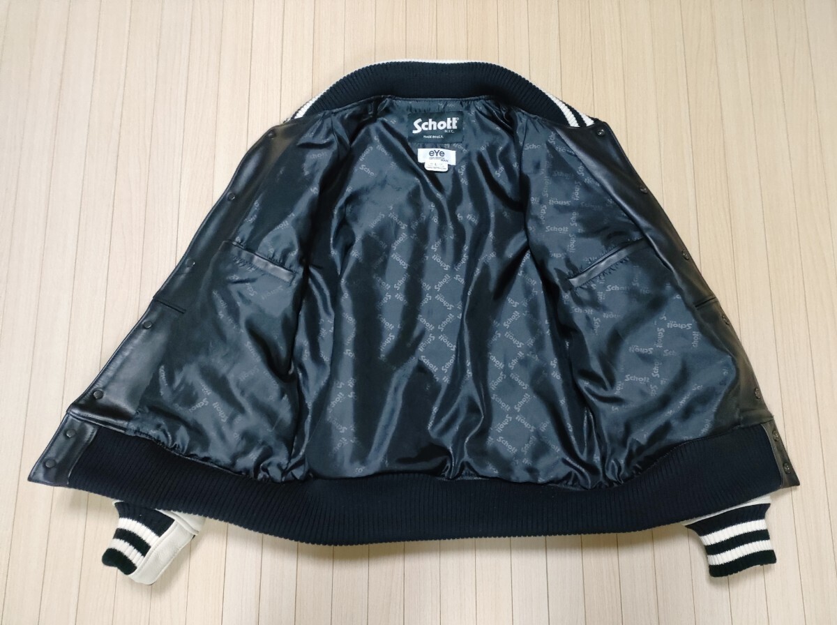 JUNTA WATANABE MAN Schott レザースタジャン 【Size L】 WA-J902（eYe ジュンヤワタナベ コムデギャルソン ショット コラボ ジャケット）_画像5