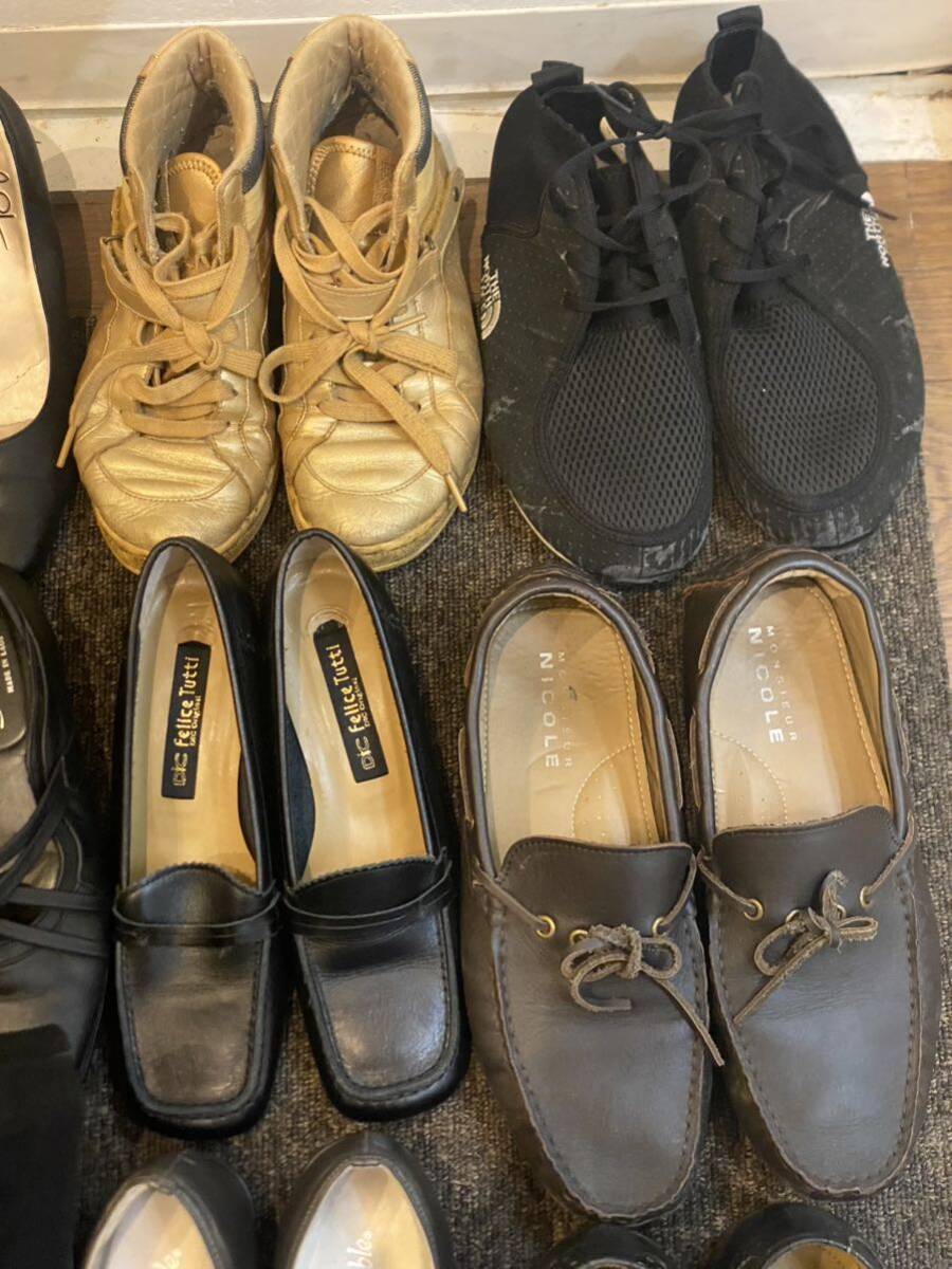  shoes summarize secondhand goods 23 pair summarize set storage goods sneakers boots heel sandals sport shoes fashion shoes 