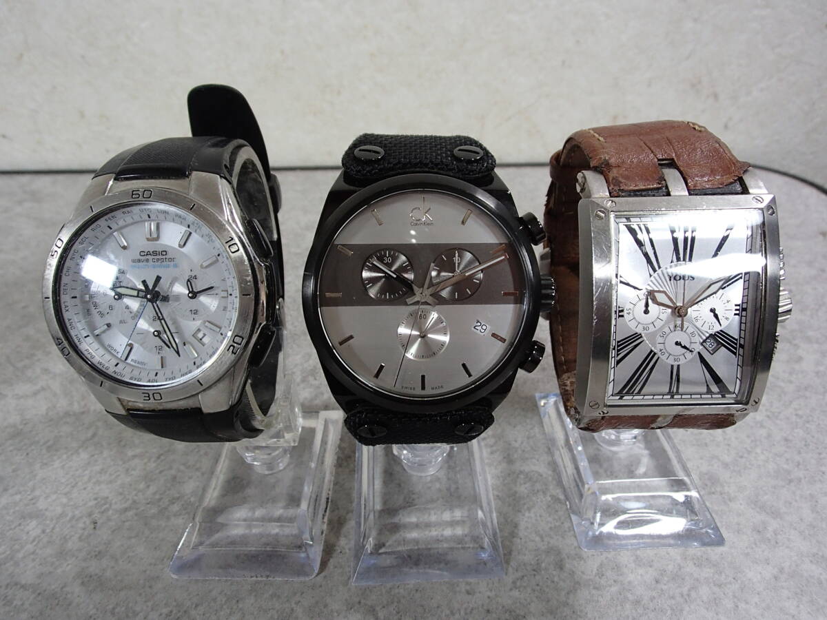 メンズ腕時計 大量50点 セット まとめ SEIKO/CASIO/ORIENT/D&G/CK/SKAGEN/TRUSSARDI/Tendence/D.Wellington/TECHNOS 他 インボイス可 0404_画像9