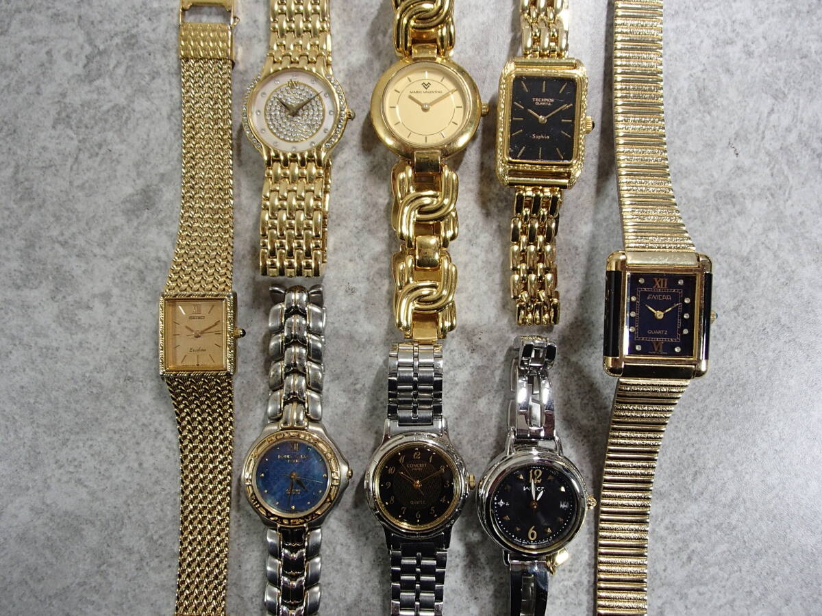 レディース腕時計 大量100点 4kg セット まとめ SEIKO/CITIZEN/CASIO/DIESEL/ENICAR/NICOLE/agnis.b/Exceline/Exceed/WICCA他 インボイス可の画像9