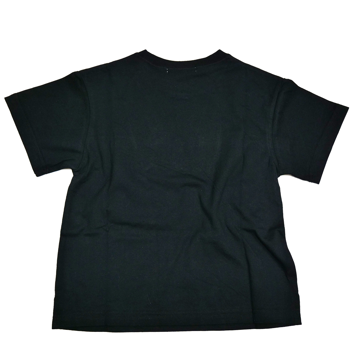 140cm BOXロゴプリント半袖Tシャツ ブラック 綿100% オリジナル2500821 女の子 女子小学生の画像2